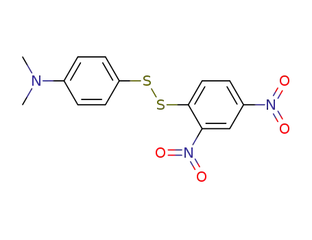 Molecular Structure of 63116-18-7 (Benzenamine, 4-[(2,4-dinitrophenyl)dithio]-N,N-dimethyl-)