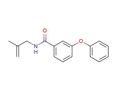 Molecular Structure of 65261-18-9 (Benzamide, N-(2-methyl-2-propenyl)-3-phenoxy-)