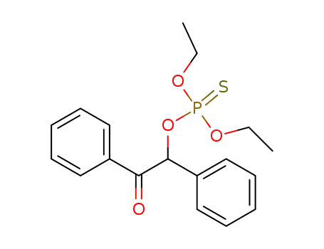 Molecular Structure of 36966-43-5 (Thiophosphoric acid O,O'-diethyl ester O''-(2-oxo-1,2-diphenyl-ethyl) ester)
