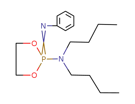 Molecular Structure of 67383-58-8 (1,3,2-Dioxaphospholan-2-amine,
N,N-dibutyl-2,2-dihydro-2-(phenylimino)-)