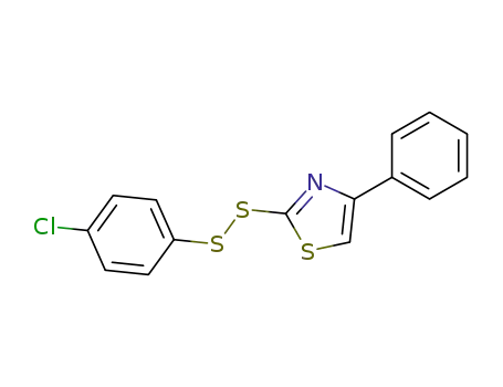 2-(4-chloro-phenyldisulfanyl)-4-phenyl-thiazole