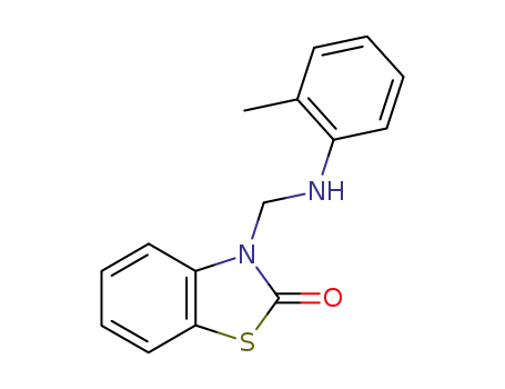 3-(2-methyl-anilinomethyl)-3<i>H</i>-benzothiazol-2-one