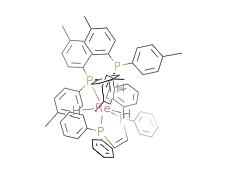 cis-1,2-bis(diphenylphosphino)ethylene trihydrido bis(tri-p-tolylphosphine) rhenium(III)