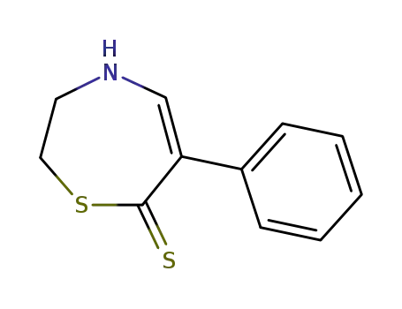 1,4-Thiazepine-7(2H)-thione, 3,4-dihydro-6-phenyl-