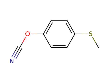 Molecular Structure of 1126-85-8 (Cyanic acid, 4-(methylthio)phenyl ester)