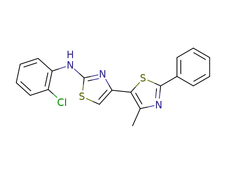 (2-chloro-phenyl)-(4'-methyl-2'-phenyl-[4,5']bithiazolyl-2-yl)-amine