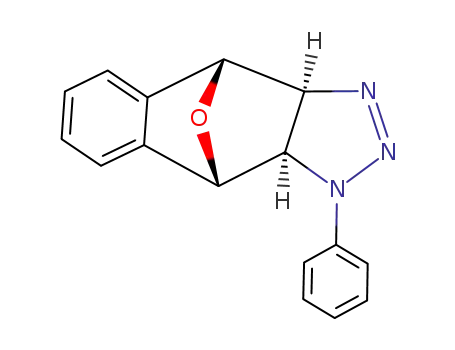 1-phenyl-(3a<i>t</i>,9a<i>t</i>)-3a,4,9,9a-tetrahydro-1<i>H</i>-4<i>r</i>,9<i>c</i>-epioxido-naphtho[2,3-<i>d</i>][1,2,3]triazole