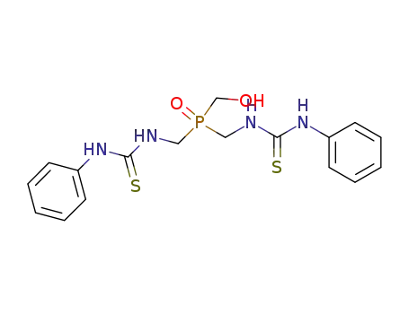 Thiourea,
N,N''-[[(hydroxymethyl)phosphinylidene]bis(methylene)]bis[N'-phenyl-