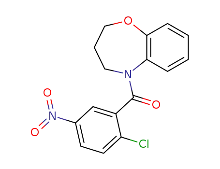 5-(2-chloro-5-nitro-benzoyl)-2,3,4,5-tetrahydro-benzo[<i>b</i>][1,4]oxazepine