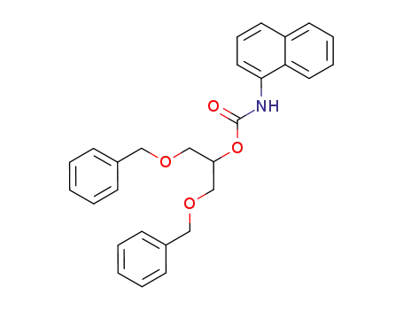 1,3-Dibenzyloxy-2-<N-(naphth-1-yl)-carbamoyloxy>-propan