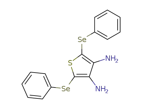 2,5-Bis-phenylselanyl-thiophene-3,4-diamine