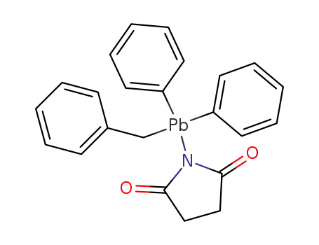1-(Benzyl-diphenyl-plumbanyl)-pyrrolidine-2,5-dione