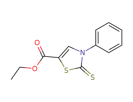 3-phenyl-2-thioxo-2,3-dihydro-thiazole-5-carboxylic acid ethyl ester
