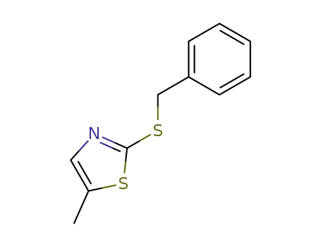 2-Benzylthio-5-methyl-1,3-thiazol