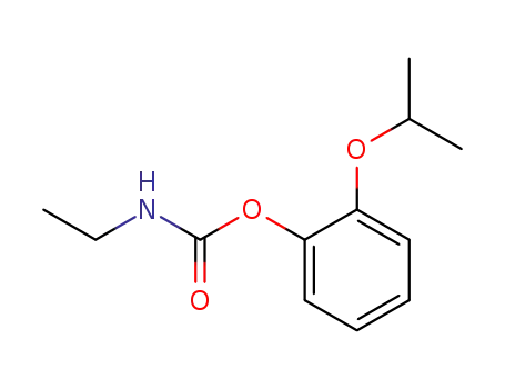 Molecular Structure of 60309-51-5 (Ethyl-carbamic acid 2-isopropoxy-phenyl ester)