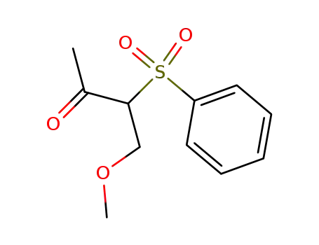 3-(Benzenesulfonyl)-4-methoxy-2-butanone