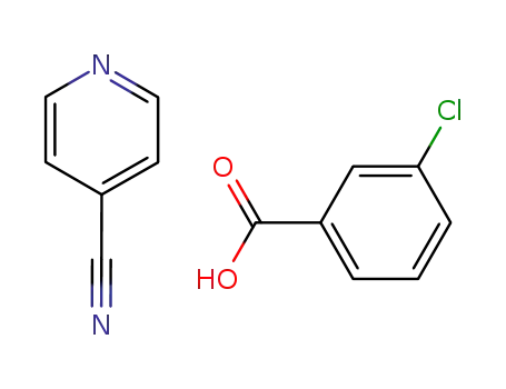 3-Chloro-benzoic acid; compound with isonicotinonitrile