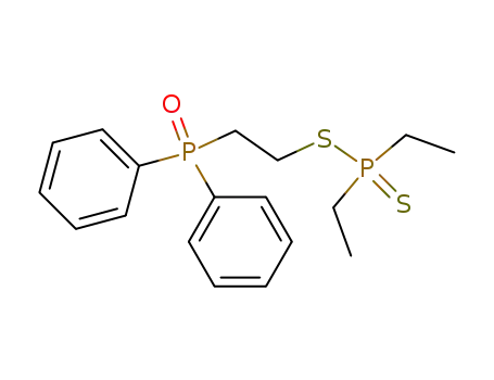 Diethyl-phosphinodithioic acid 2-(diphenyl-phosphinoyl)-ethyl ester