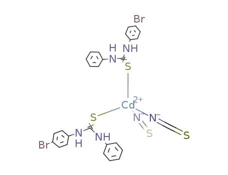 Molecular Structure of 80529-77-7 (Cd(N-phenyl-N'-p-bromophenylthiourea)2(NCS)2)