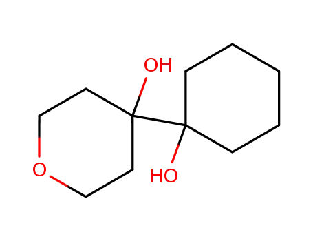 2H-Pyran-4-ol, tetrahydro-4-(1-hydroxycyclohexyl)-