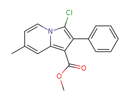 3-Chloro-7-methyl-2-phenyl-indolizine-1-carboxylic acid methyl ester