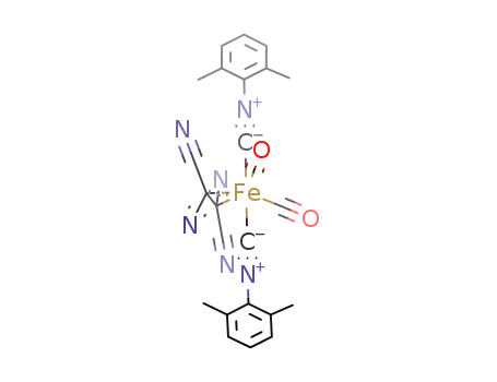 Fe(CO)2(CNC<sub>6</sub>H<sub>3</sub>(CH<sub>3</sub>)2)2(C<sub>2</sub>(CN)4)