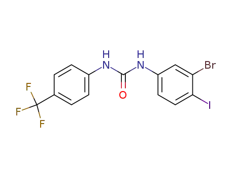 1-(3-Bromo-4-iodo-phenyl)-3-(4-trifluoromethyl-phenyl)-urea