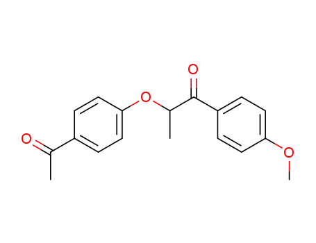 4-Methoxy-α-<4-acetyl-phenoxy>-propiophenon