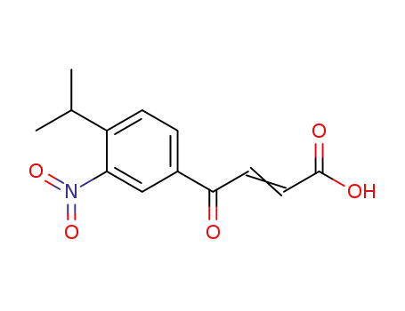 Molecular Structure of 38262-72-5 (3-(4-Isopropyl-3-nitro-benzoyl)-acrylsaeure)