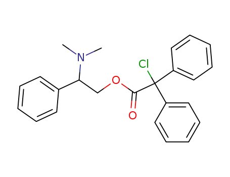 Chloro-diphenyl-acetic acid 2-dimethylamino-2-phenyl-ethyl ester