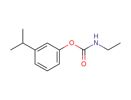 Molecular Structure of 60309-17-3 (Carbamic acid, ethyl-, 3-(1-methylethyl)phenyl ester)