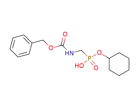 Carbamic acid, [[(cyclohexyloxy)hydroxyphosphinyl]methyl]-,
phenylmethyl ester