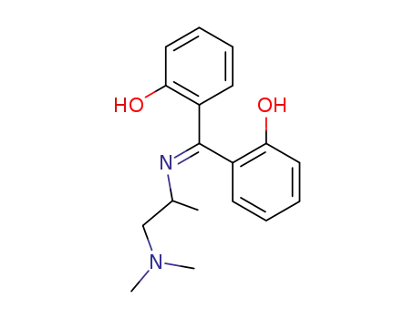 Molecular Structure of 39265-07-1 (N-(1-methyl-2-dimethylaminoethyl)-2,2'-dihydroxy-diphenylketoimin)