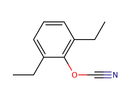 Molecular Structure of 1130-85-4 (2.6-Diaethyl-phenylcyanat)