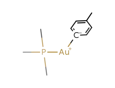 (CH<sub>3</sub>)3PAuC<sub>6</sub>H<sub>4</sub>CH<sub>3</sub>