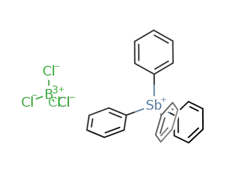 (C<sub>6</sub>H<sub>5</sub>)4Sb<sup>(1+)</sup>*BCl<sub>4</sub><sup>(1-)</sup>=(C<sub>6</sub>H<sub>5</sub>)4SbBCl<sub>4</sub>