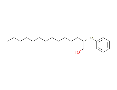 Molecular Structure of 133617-29-5 (2-Phenyltellanyl-tetradecan-1-ol)