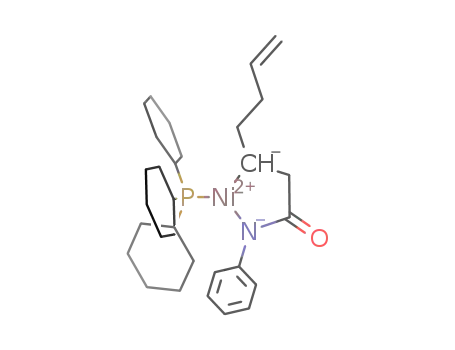 Ni(P(C<sub>6</sub>H<sub>11</sub>)3)(N(C<sub>6</sub>H<sub>5</sub>)C(O)CH<sub>2</sub>CH(CH<sub>2</sub>)2CHCH<sub>2</sub>)