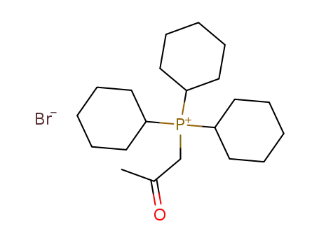 Molecular Structure of 18515-76-9 (Acetonyltricyclohexylphosphoniumbromid)