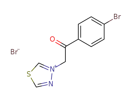 3-(p-Bromphenacyl)-1,3,4-thiadiazolium-bromid