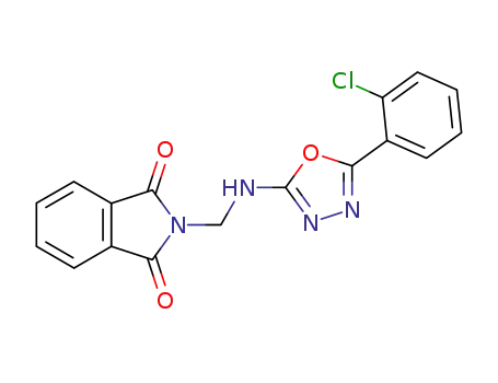 1H-Isoindole-1,3(2H)-dione,
2-[[[5-(2-chlorophenyl)-1,3,4-oxadiazol-2-yl]amino]methyl]-