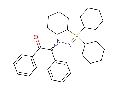 Molecular Structure of 104998-94-9 (Benzil-mono-(tricyclohexylphosphazin))
