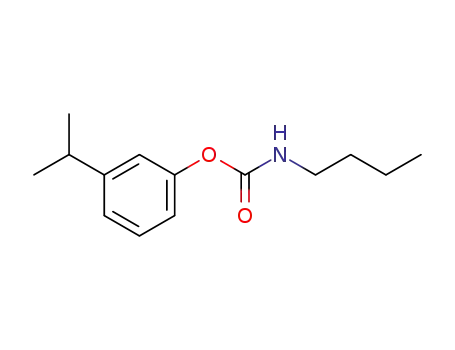 Molecular Structure of 60309-19-5 (Butyl-carbamic acid 3-isopropyl-phenyl ester)