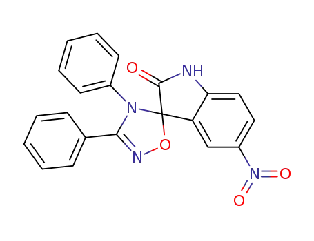 5-nitro-3',4'-diphenyl-1<i>H</i>,4'<i>H</i>-spiro[indole-3,5'-[1,2,4]oxadiazol]-2-one