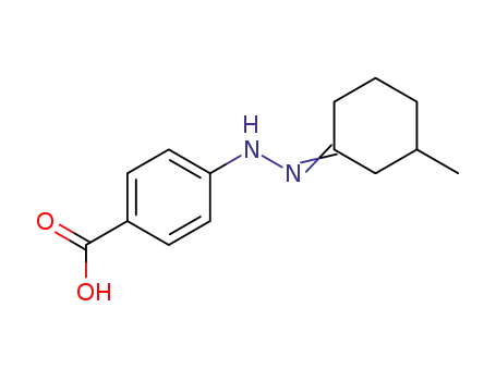 4-{N'-[3-Methyl-cyclohex-(Z)-ylidene]-hydrazino}-benzoic acid
