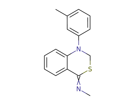 methyl-(1-<i>m</i>-tolyl-1,2-dihydro-benzo[<i>d</i>][1,3]thiazin-4-ylidene)-amine