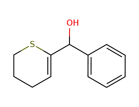 Molecular Structure of 144617-29-8 (6-(α-Hydroxybenzyl)-3,4-dihydro-2H-thiopyran)
