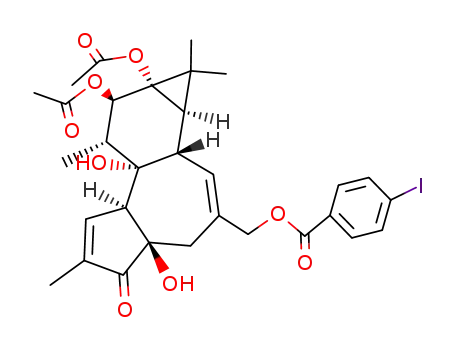20-O-(4-Iod-benzoyl)-phorbol-12.13-diacetat