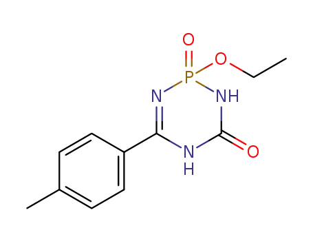 2-ethoxy-2-oxo-6-<i>p</i>-tolyl-2,5-dihydro-3<i>H</i>-2λ<sup>5</sup>-[1,3,5,2]triazaphosphinin-4-one