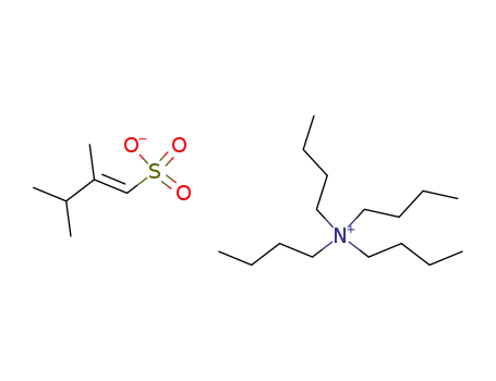 tetrabutylammonium (E)-2,3-dimethyl-1-butenesulphonate